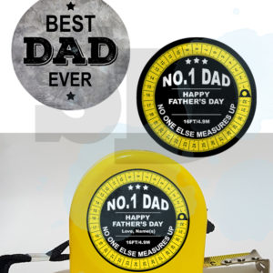 Father's Day Tape Measure Disk Designs